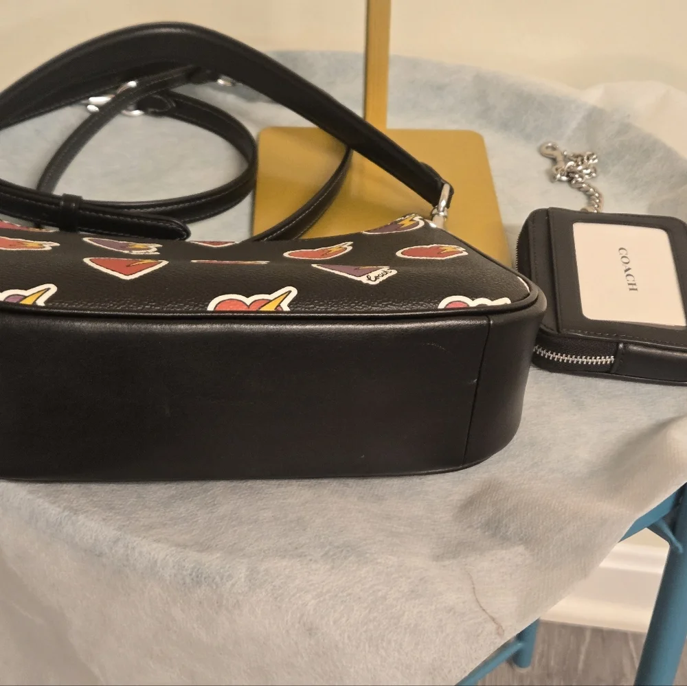 Coach Terri Bag and Wallet Set, Hearts, Has Both Straps-missing Hangtag - Picture 10 of 16